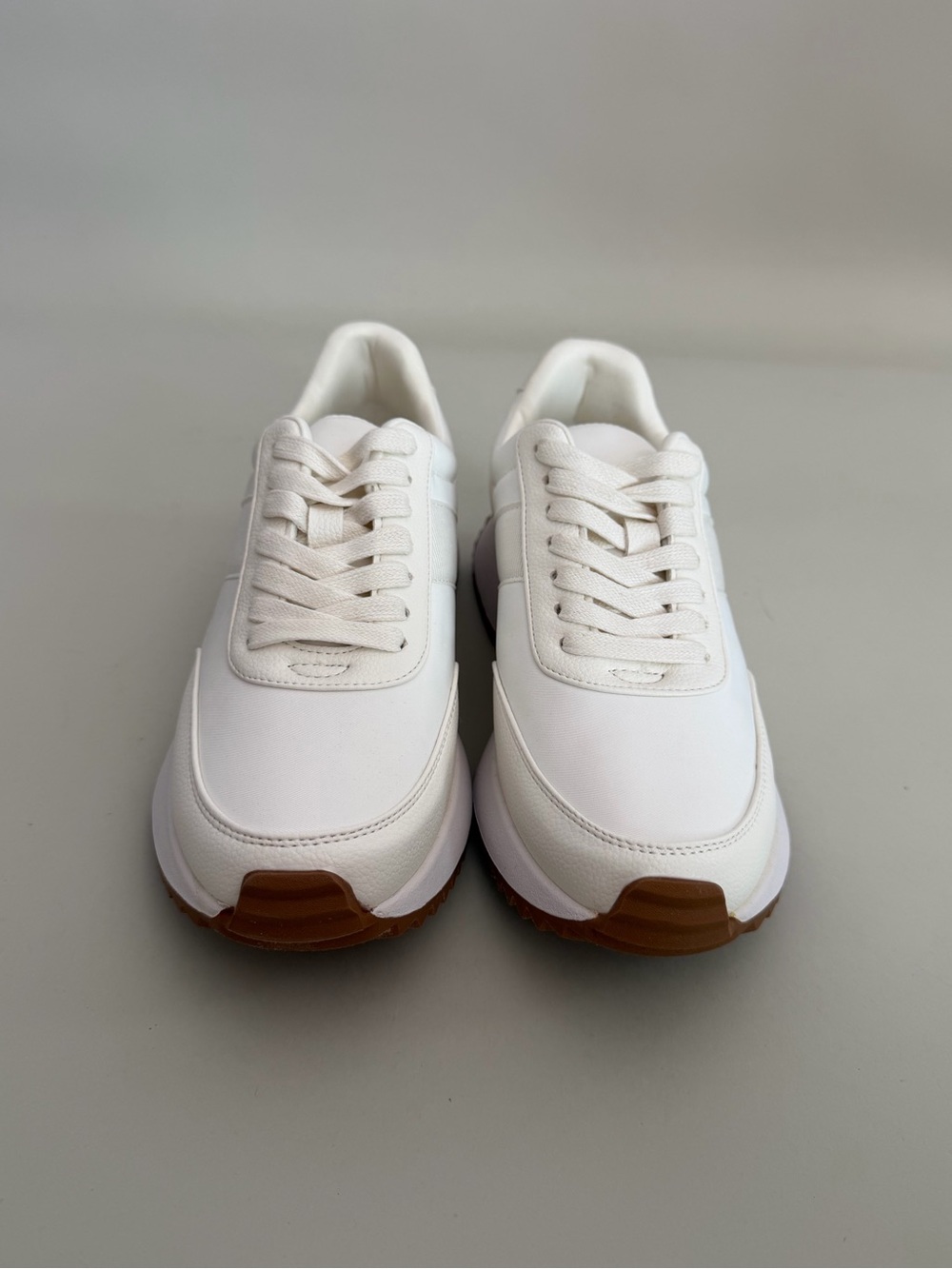 DV DOLCE VITA Breela White Platform Gum Sole Sneakers - Picture 4 of 9